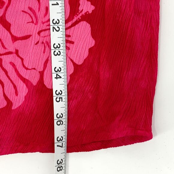 Pineapple Passion Hawaiian Hibiscus Flower Sundress Swim Cover up NWT One Size - Picture 7 of 9